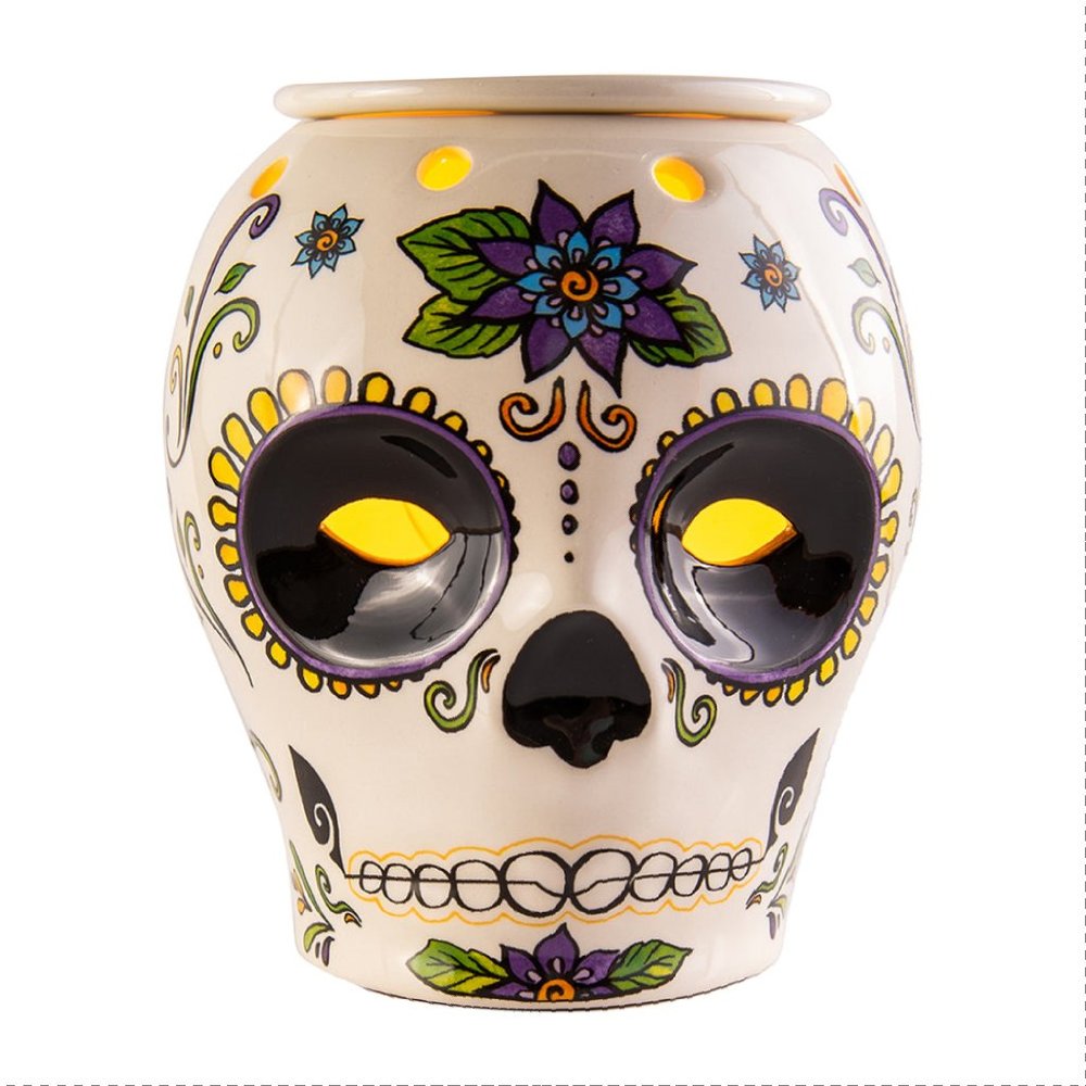 NEW! SUGAR SKULL- DAY OF THE DEAD WAX WARMER